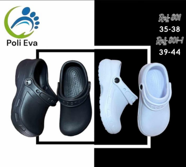 Crocs Blanco y Negro