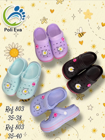 Crocs Flores Niña