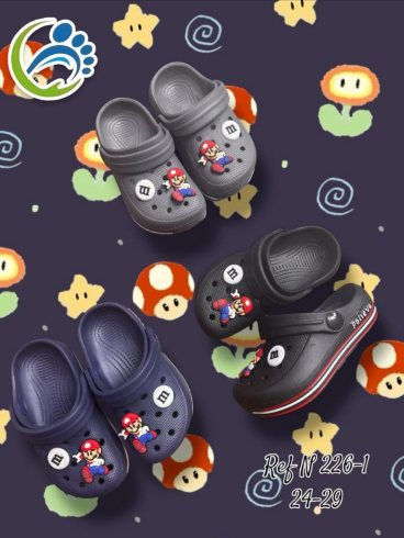 Crocs Mario Bros Niño