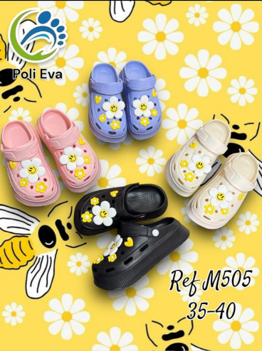 Crocs Flores Niña