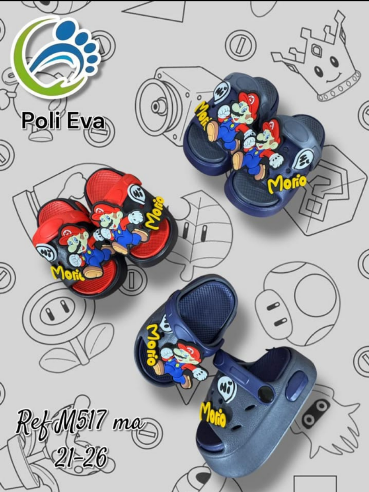 Sandalias Mario Bros